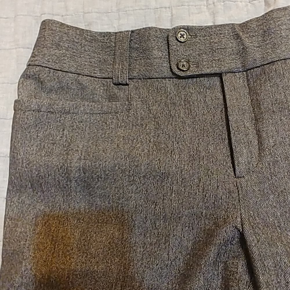 Brown Stretch Slacks/Trousers